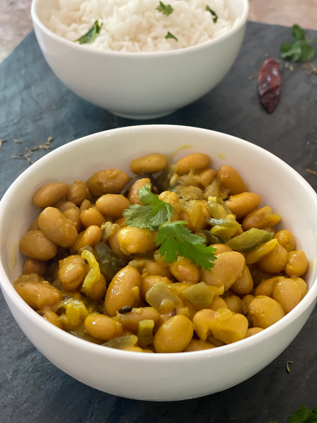 Northern white beans curry