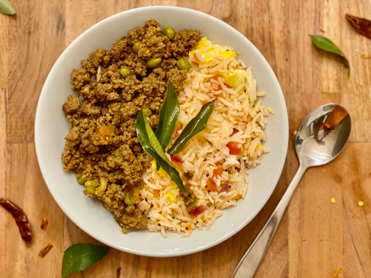 Andhra Pulihora (Tangy) spiced rice