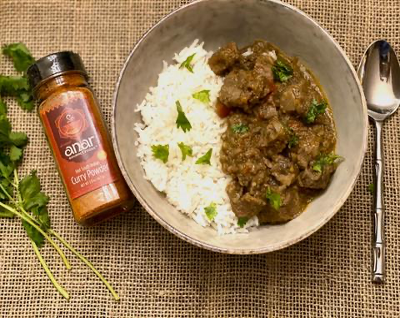 Beef/Lamb/Potato and Eggplant Curry