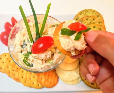 Salmon Cream Cheese dip w/Curry Powder