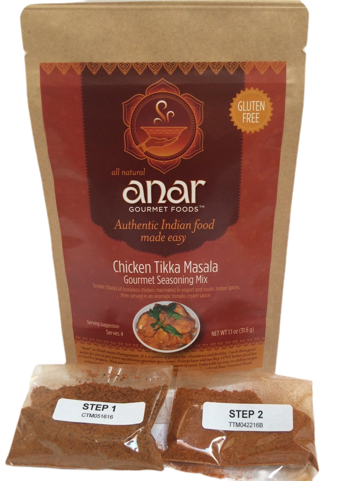 Chicken Tikka Masala Gourmet Seasoning Kit | Family Size