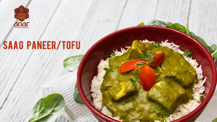 Make Saag Paneer (Spinach with Indian Cheese or Tofu) easily