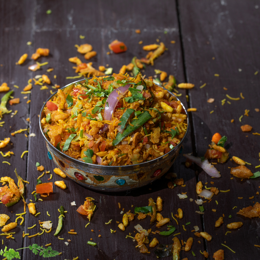 Jhal muri (puffed rice snack)