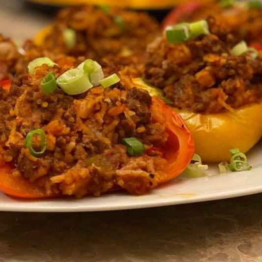 Ground Beef Stuffed Peppers