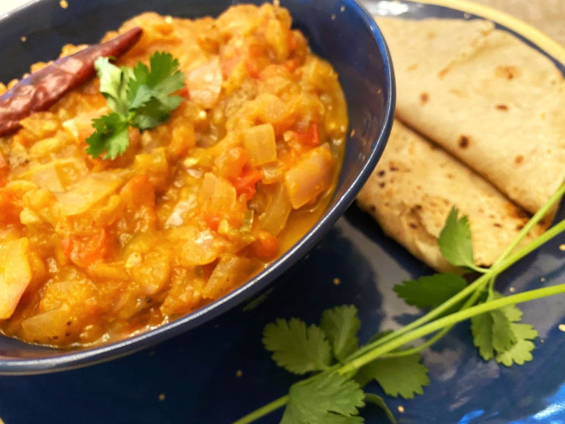 Delicious Vegan Baingan Bhartha (Mashed Eggplant)