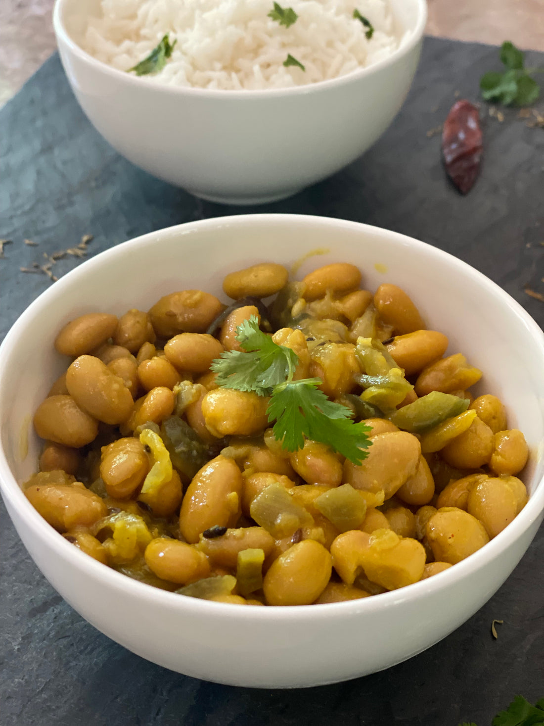 Northern white beans Curry