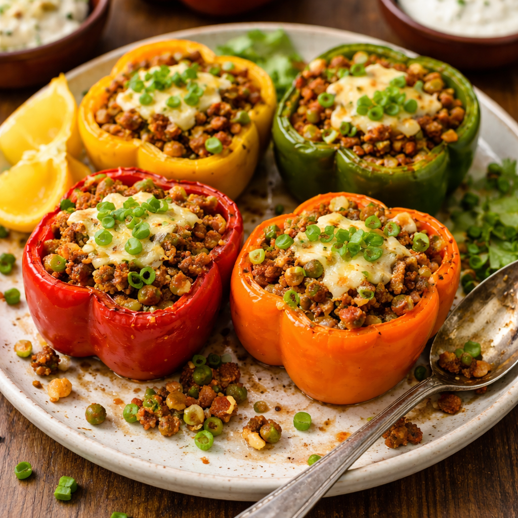 Ground Beef Stuffed Peppers